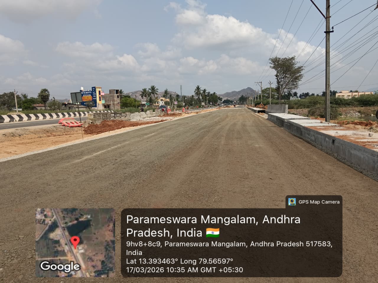 ACCESS CONTROLLED HIGHWAY OF 4 LANE WITH PAVED SHOULDERS FROM TN/AP BORDER TO PUTTUR (CHAINAGE 61+51